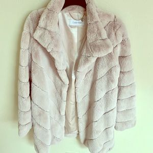 Calvin Klein Faux fur jacket